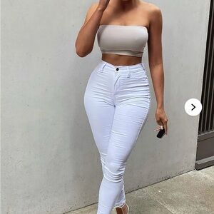 Classic High Waist Skinny Jeans